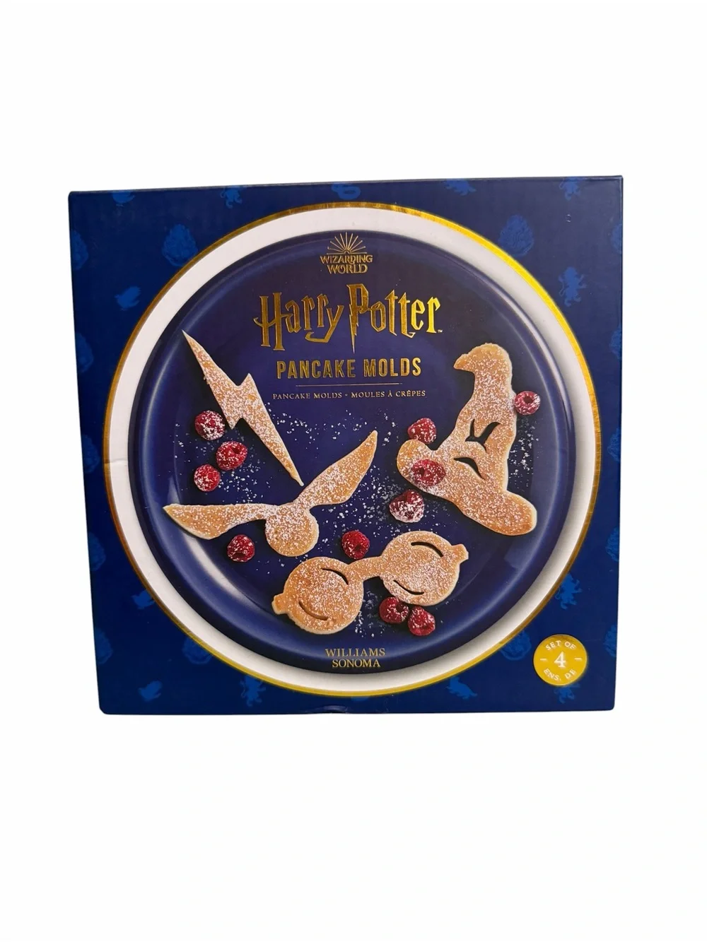 Williams Sonoma Harry Potter Set of 4 Pancake Molds NIB